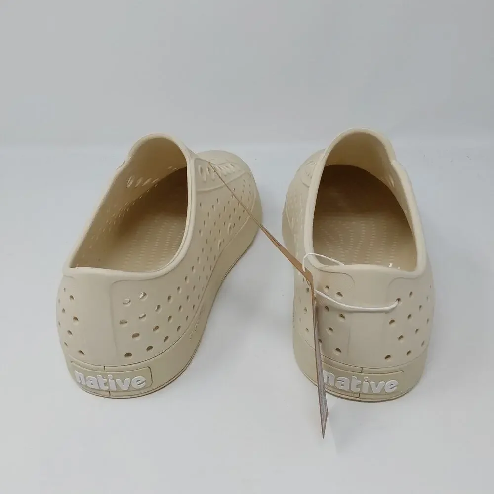 Native Shoes Jefferson Bone White Slip On Water Shoes Men's 6 Women's 8 NWB
